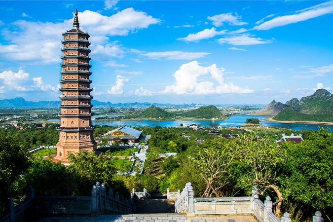 Bai Dinh Pagoda - Trang An - Mua Cave - Ninh Binh  Day Tour  